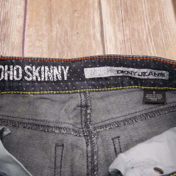 DKNY Soho Skinny Jeans Polka Dot Size 0 - Picture 3 of 8